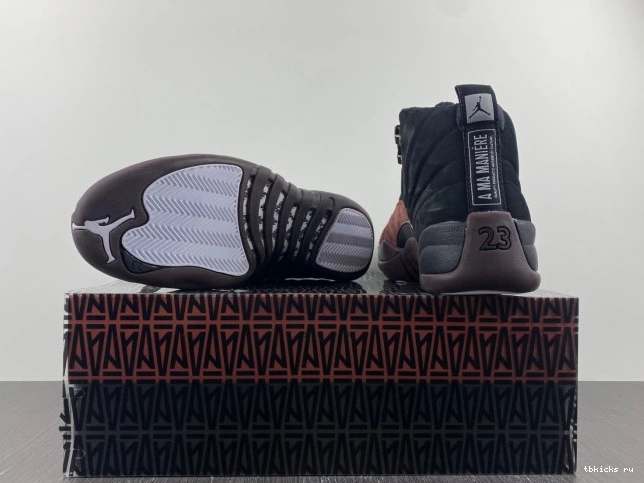 Cheap TB Maniere Ma Black Jordan Retro 12 DV6989-001 A 0730